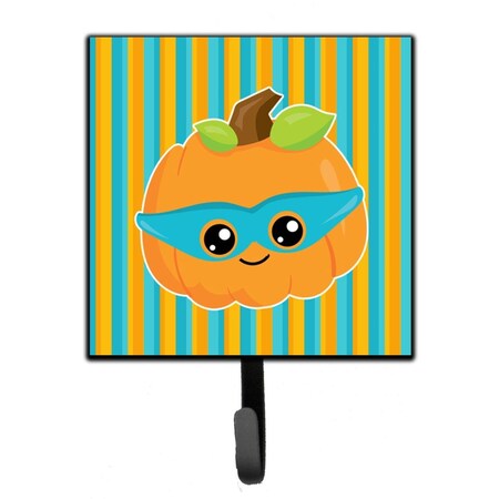 Carolines Treasures Halloween Pumpkin Superhero Leash or Key Holder BB6965SH4